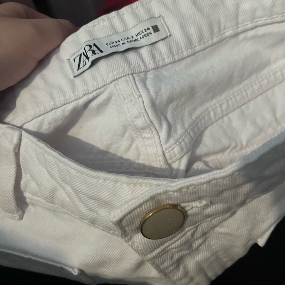 ZARA HIGH RISE DENIM SHORTS